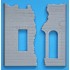 1/35 Ruined Factory w/base (Ruined Factory+Metal Stair++Metal Poles+Diorama Base)