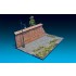 1/35 Diorama w/Brick Wall (Brick Wall+Diorama Base,Base Size:257mmx207mm)