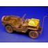 1/35 WWII US 1/4 ton 4x4 Truck Windshield Cover for Tamiya kit 