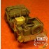 1/35 SCR-501/620 Radio + Stowage Rack + Workable Leaf Springs for WWII Jeep