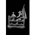 75mm Confederate Standard Bearer and Drummer Boy (2 figures w/diorama)