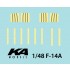 1/48 F-14A Tomcat Detail-up Parts for Tamiya kits