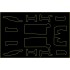 1/48 F-16A/B/C/D Strengthening Vinyl Plates