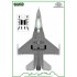 1/48 F-16A/B/C/D Strengthening Vinyl Plates