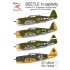 1/72 BEETLE in captivity - Republic P-47 Thunderbolt in German hands, captured P-47D-2-RE (42-224 90) (decal)