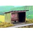 HO Scale Wooden Passenger Shelter