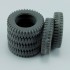 1/48 US 2.5ton 6x6 Truck Spare Tyres for Tamiya kits