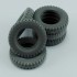 1/48 German 3ton 4x2 Truck Spare Tyres for Tamiya kits