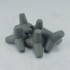 1/48 Tetrapods Blocks 1tons (Trident Anti-Tank Obstacle, 5pcs)