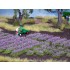 Lavender - Grass Tips Refined w/Fine Purple Flock, 18 Strips & 18 Tufts