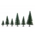 HO, TT Scale Model Fir Trees (25pcs, 5 - 14cm)