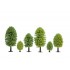 N, Z Scale Deciduous Trees (25pcs, 3.5 - 5cm)