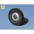 1/35 Mercedes V170 Models Wheels Set (WESA Extra Gelande Military Tyres)