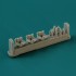 1/350 USN 40 mm/56 Bofors Twin Mount Ver.1 with Mk-51 (6pcs)