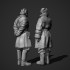 1/35 Soviet Tank Officers In Sheepskin Coat Set (2 figures)