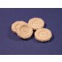 1/35 Road Wheels with Chains for WWII US Jeep (4pcs)