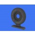 1/35 WWII Spare Wheels (2pcs) for SdKfz.11 & SdKfz.251 (Gelande Pattern)