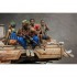 1/35 Africa PICK UP Passengers (4 Figures) for AK-35002/Meng Pick up/Guntruck