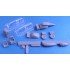 1/72 Supermarine Spitfire PR Type C-G Conversion Set + Vacu Canopy + Decals for Airfix kit