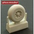 1/72 Fairchild C-119 Flying Boxcar Wheels Early Version