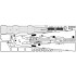 1/200 USS BB-63 Missouri 1945 Detail set for Trumpeter (Teak Tone Wood Deck+PE+Barrels...)
