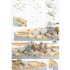 1/350 USS BB-34 New York 1944 Detail-up set (w/20B Deck Blue Deck, Barrels, Resin&PE)