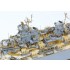1/350 USS BB-63 Missouri 1945 Detail Set (w/Teak Tone Wooden Deck) for Tamiya #78008/78018