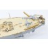 1/350 USS BB-63 Missouri 1945 Detail Set (w/Teak Tone Wooden Deck) for Tamiya #78008/78018