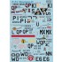 1/48 P-51D Mustang (complete set, 2 leaf) Decals
