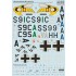 Decals for 1/48 Messerschmitt Bf-110 Zerstorer Part 1