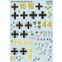 1/48 Messerschmitt Bf-109. Tropical options. Decal Part 1