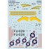 1/48 F-86A Colourful Early Sabres Decal Part 6 - 5 NA, 49 1028 Texas Tailpipe