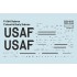 1/48 F-86A Colourful Early Sabres Decal Part 6 - 5 NA, 49 1028 Texas Tailpipe