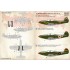 Decals for 1/72 Bell P-39 Airacobra Aces of the World War II
