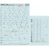 Decals for 1/72 MIG 23 Technical Stencils