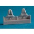 1/48 PZL P.11c Pilot's Headrests for Arma Hobby Kit (2 variants)