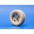 1/35 Soviet Cargo Truck GAZ-AA Wheels (7pcs, Rims w/5-holes) with Wheel Mask