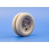 1/35 Soviet Cargo Truck GAZ-AA Wheels (7pcs, Rims w/5-holes) with Wheel Mask