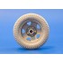 1/35 Soviet Cargo Truck GAZ-AA Wheels (7pcs, Rims w/5-holes) with Wheel Mask