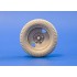 1/35 Soviet Cargo Truck GAZ-AA Wheels (7pcs, Rims w/2-holes) with Wheel Mask