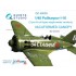 1/48 I-16 All Single Seater Version Vacuformed Clear Canopy