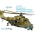 1/72 Mi-24/35 All Bubble-Version Vacuformed Clear Canopy for Zvezda Kit