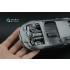 1/24 Toyota Supra A80 JDM-Spec Interior 3D Decal with Metal Sticker for Tamiya