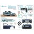 1/24 BMW 318i/320i E36 Sedan Interior 3D Decal with Metal Sticker for Hasegawa