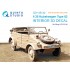 1/35 Kubelwagen Type 82 Interior Details on 3D Decal (Meng VS-015) with parts 