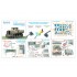 1/35 Komintern Artillery Tractor Interior 3D Decal (Trumpeter) with parts 