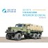 1/35 KrAZ-255B Interior 3D Decal and Resin Parts for Roden