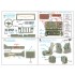1/35 JGSDF Type 73 Shin Light Truck Interior 3D Decal & Resin Parts