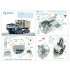 1/35 HEMTT A2 Family Interior 3D Decal and Resin Parts for Trumpeter