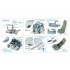 1/35 Ka-52 3D Interior Decals for Trumpeter Kit (Resin Parts)